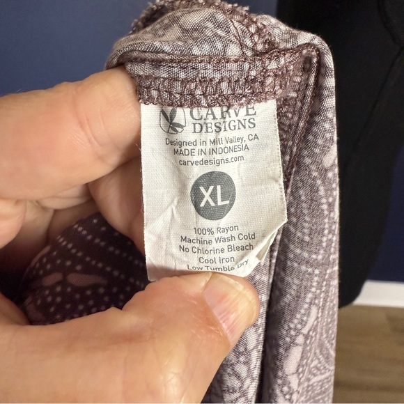 Carve Designs Mauve Grayson Midi Dress, Mauve Taupe, XL - Picture 11 of 11